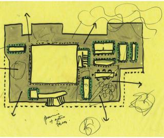 ''boxes'' in the first floor plan contains the Housemuseum's storage and functional spaces