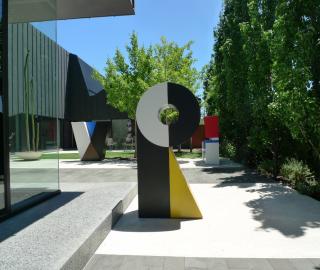 the external sculpture gardens